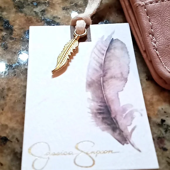 Jessica Simpson Wallet. NWT. Powder Blush. With built in Key Chain. - Picture 3 of 11